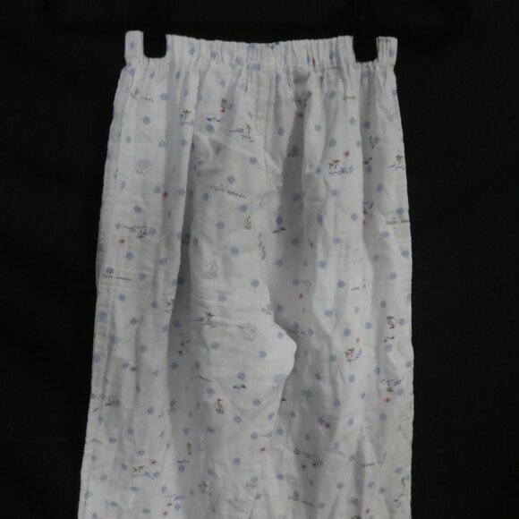 Unbranded | small 155/66A | Whimsical White Pajama Bottoms | Elastic Waistband - Picture 13 of 16